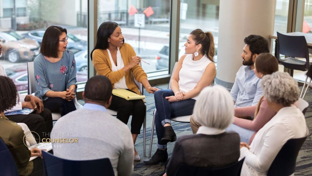 A therapist learning the Inner Counselor Process in a live coaching session