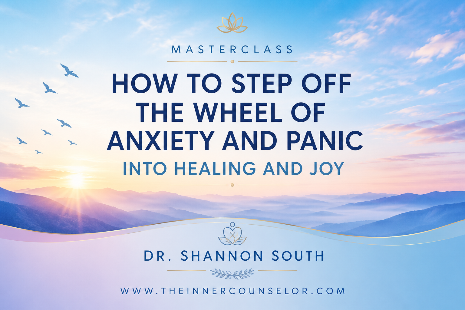 How to Step off the wheel of anxiety and panic cover image